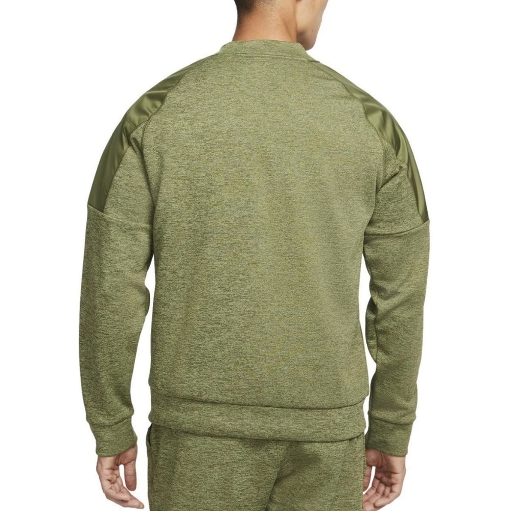 Nike Therma-FIT Bomber Jacket Mens Small Green Training Full Zip DQ4852-326 - Picture 10 of 11